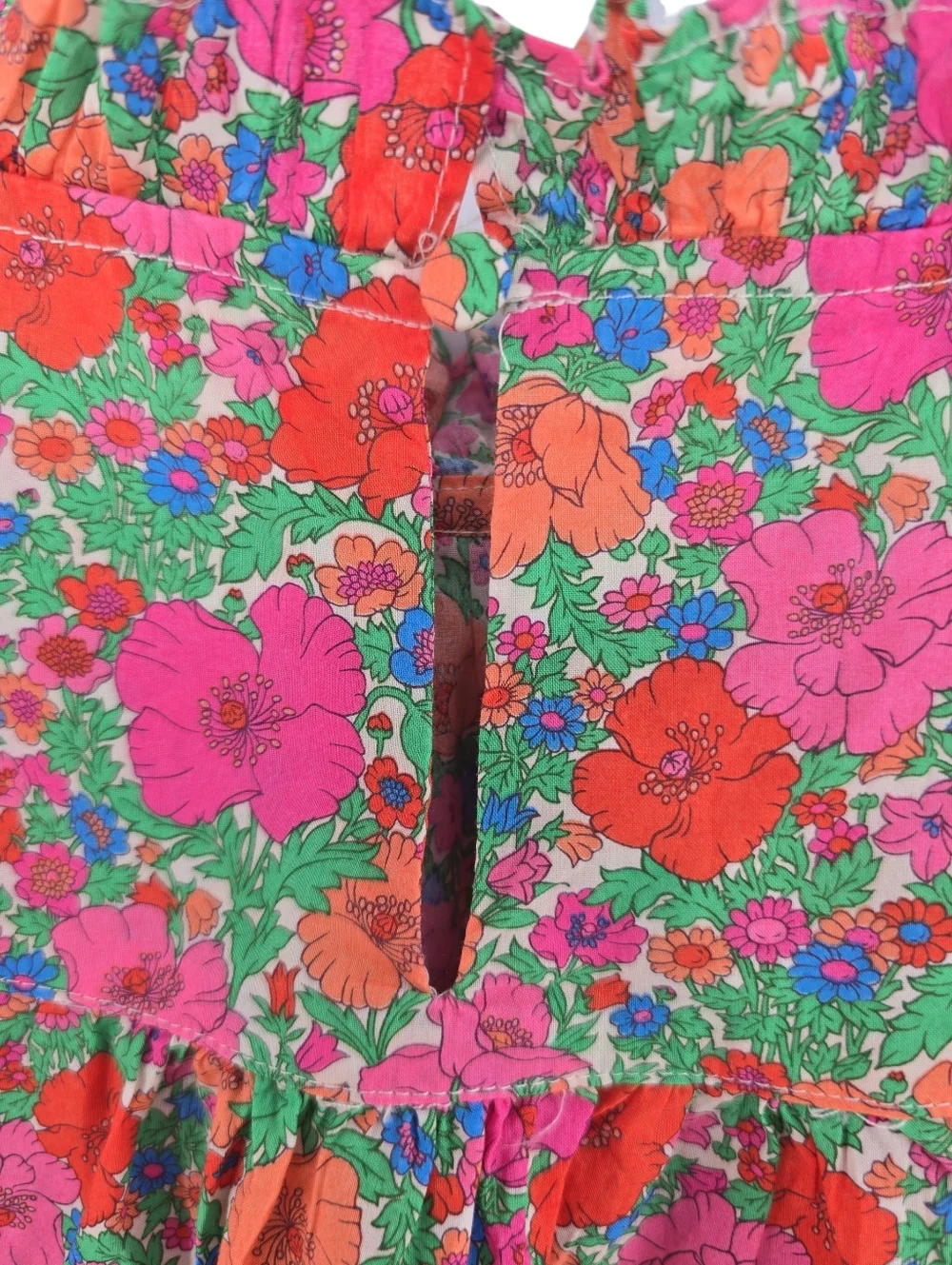 J. Crew Smocked Puff-Sleeve Top in Liberty® Meadow Song Fabric Size Small
